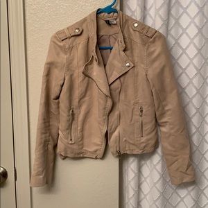 Faux suede jacket